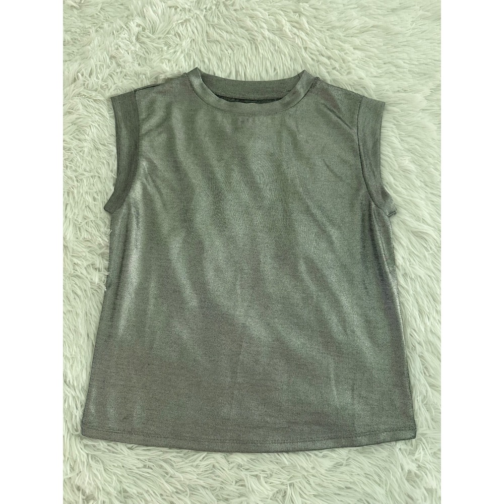 Porridge Anthropologie silver‎ SS shirt XXS